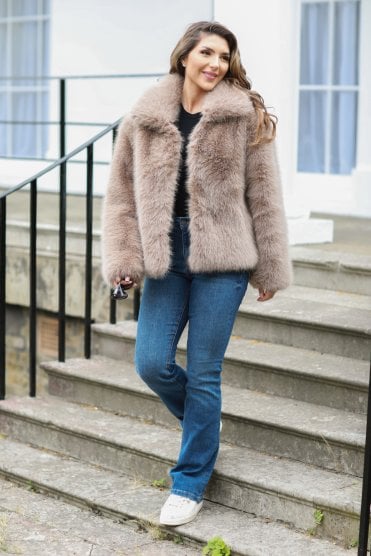 Faux Soft Fur Jacket